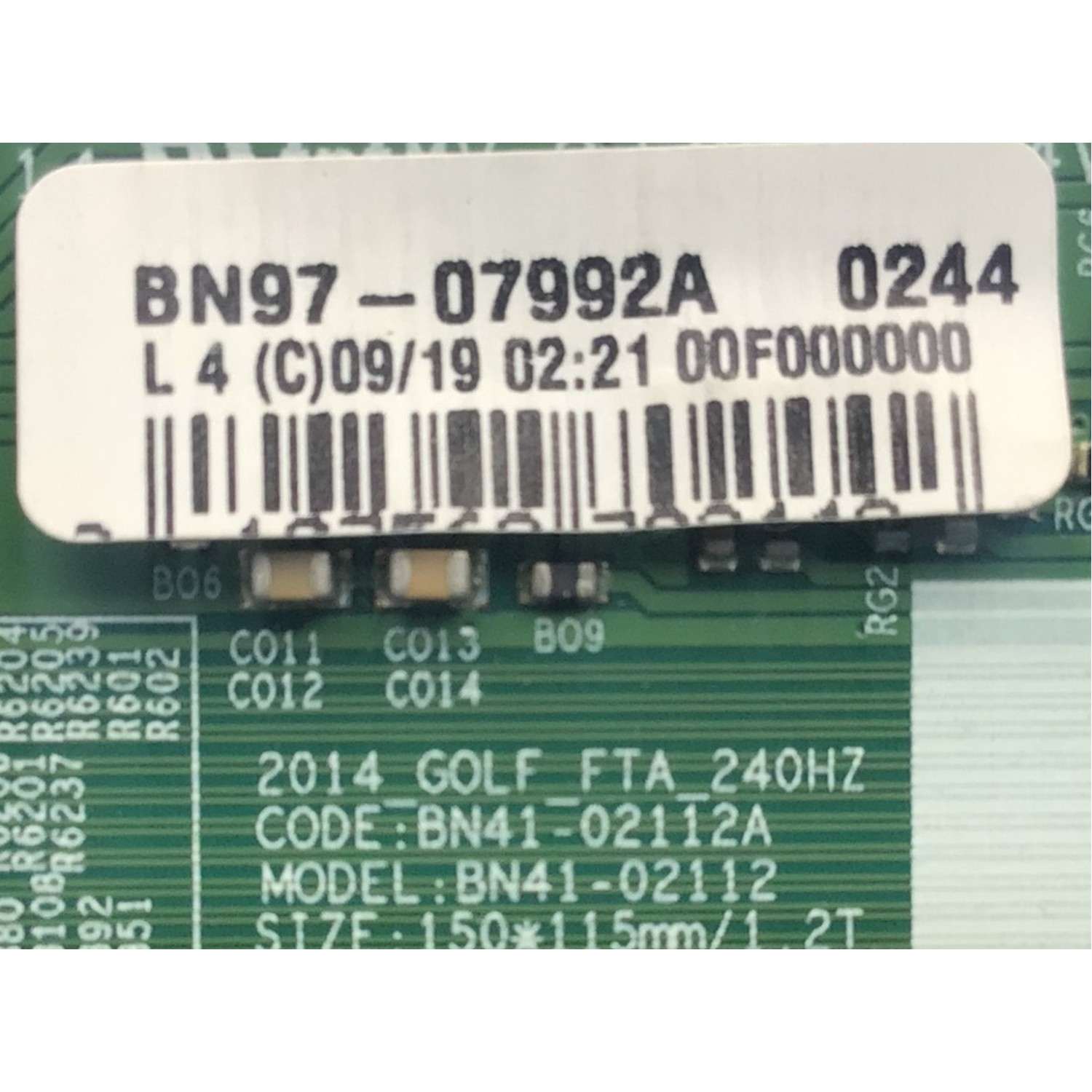 T-CON PARA MONITOR SAMSUNG / NUMERO DE PARTE BN95-01840A / BN41-02112A / BN97-07992A / BN9501840A / 01840A / NUMERO DE PANEL CY-GH075CSLVXH / MODELO LH75EDEPLGC/GO - Imagen 2